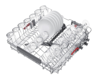 Zmywarka SAMSUNG DW60A8050BB 60cm, 14kpl, SmartThings Wi‑Fi, Auto Open, InfoLight, Flex Load, Soft Rail, Dezynfekcja, Aqua Stop ,3kosz - 1310822 - zdjęcie 10